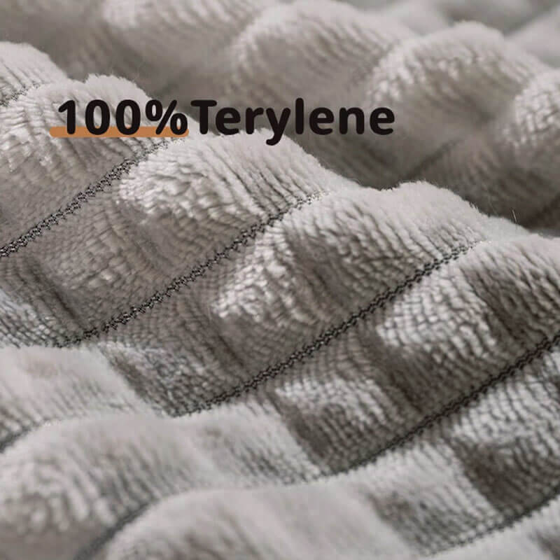 Großes waschbares Haustierbett aus Terylen, mit Anti-Rutsch-Boden, ergonomischem Design und weichem Innenpolster.