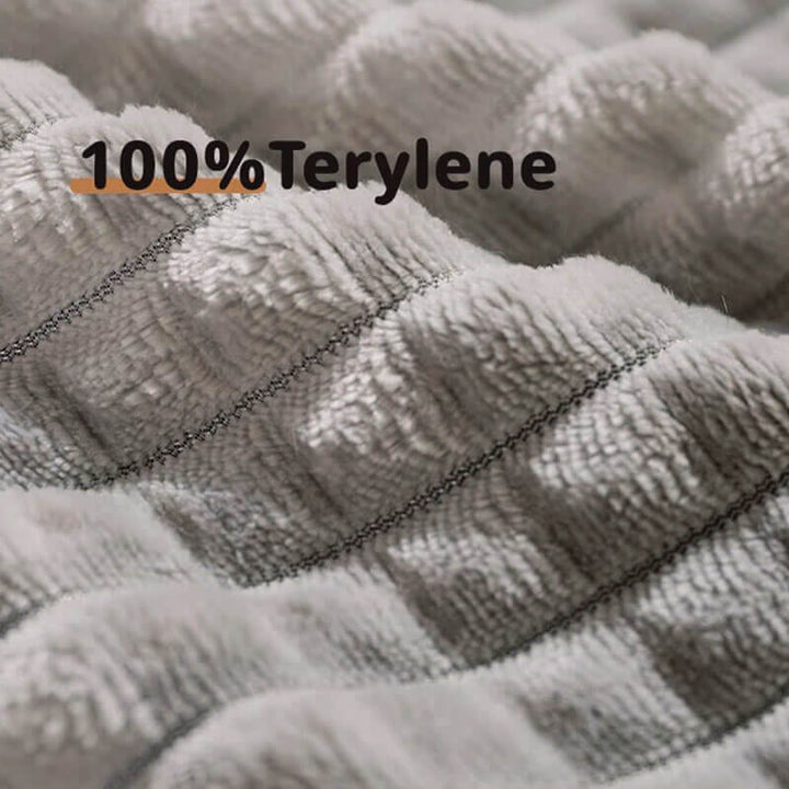 Großes waschbares Haustierbett aus Terylen, mit Anti-Rutsch-Boden, ergonomischem Design und weichem Innenpolster.