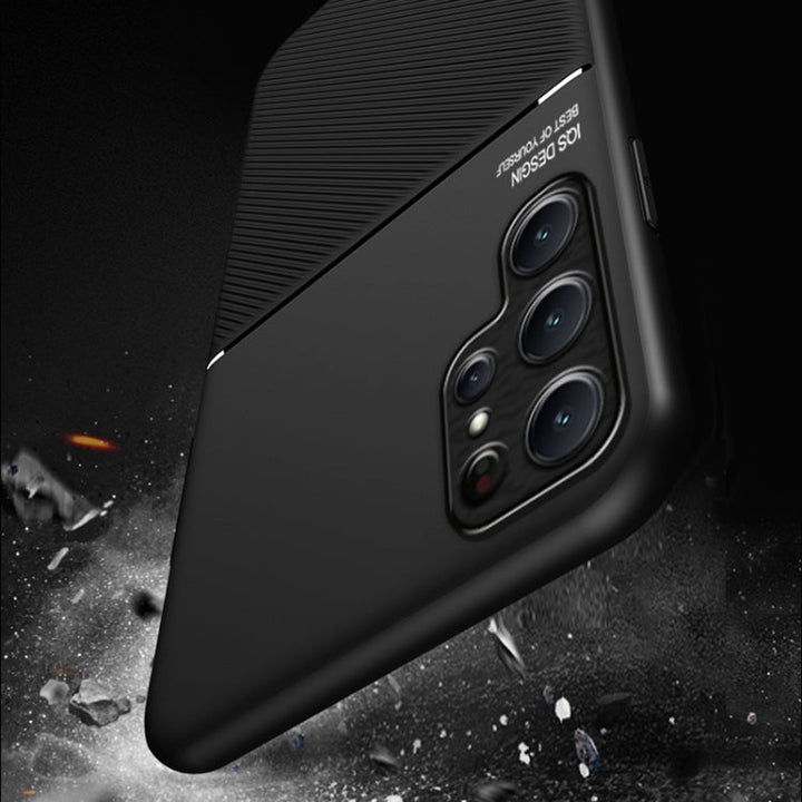 "Grüne magnetische Handyhülle für Samsung Galaxy S24, stoßfestes TPU + PC, mit stilvollem Streifenmuster-Design."