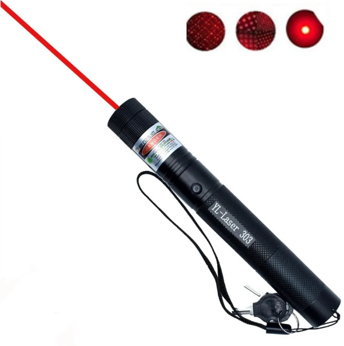 Grüner Hochleistungs-Laserpointer mit robustem Aluminiumgehäuse, ideal für präzise Präsentationen und outdoor Anwendungen.