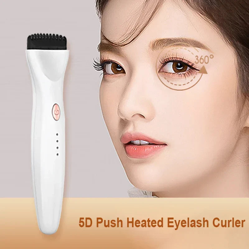 "Heizbare Wimpernzange für perfekte, langanhaltende Locken, 360° Schwung-Design, ideal für präzises Wimpernstyling."