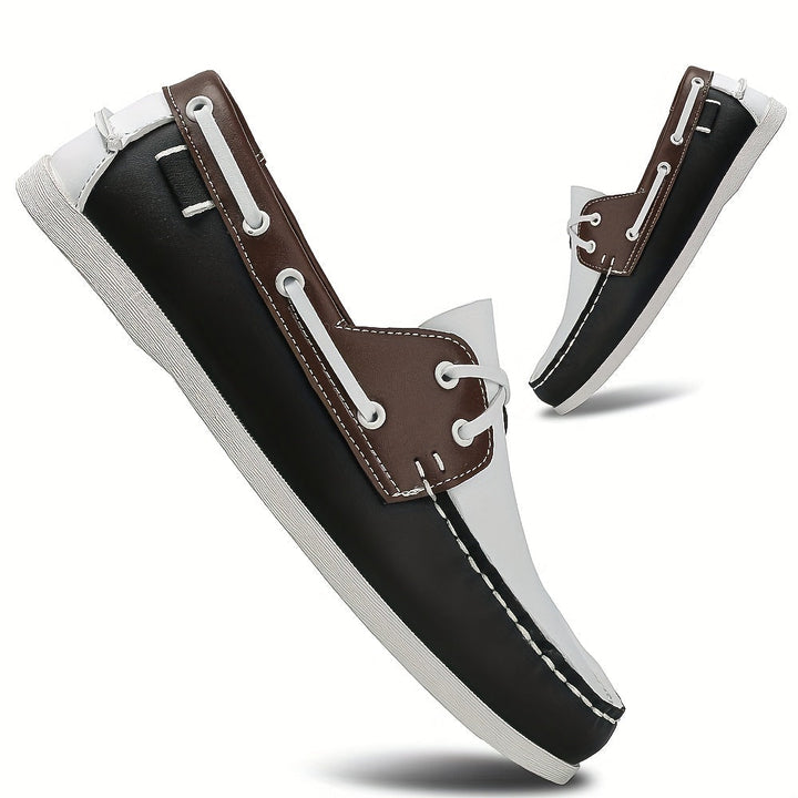 "Herren Bootschuhe Thijs in Braun, robustes Design, ideal für Outdoor-Abenteuer, starker Grip und breiter Komfort."