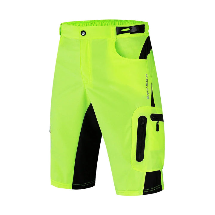 "Herren Cargo Shorts in Grau, funktional mit Reißverschlusstaschen, elastischem Bund, ideal für Outdoor-Abenteuer."