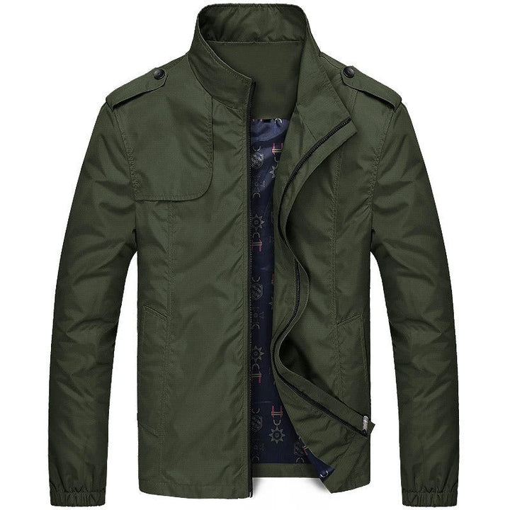 "Herren Cargo-Sommerjacke in Blau, Braun, Grün, Schwarz, lässig, vielseitig, stilvoll, komfortabel."