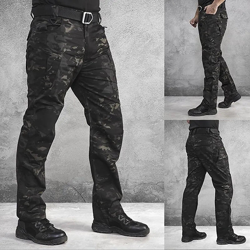 "Herren Cargohose mit modernem Design und funktionalen Taschen, ideal für Outdoor-Abenteuer, aus langlebigem Material."