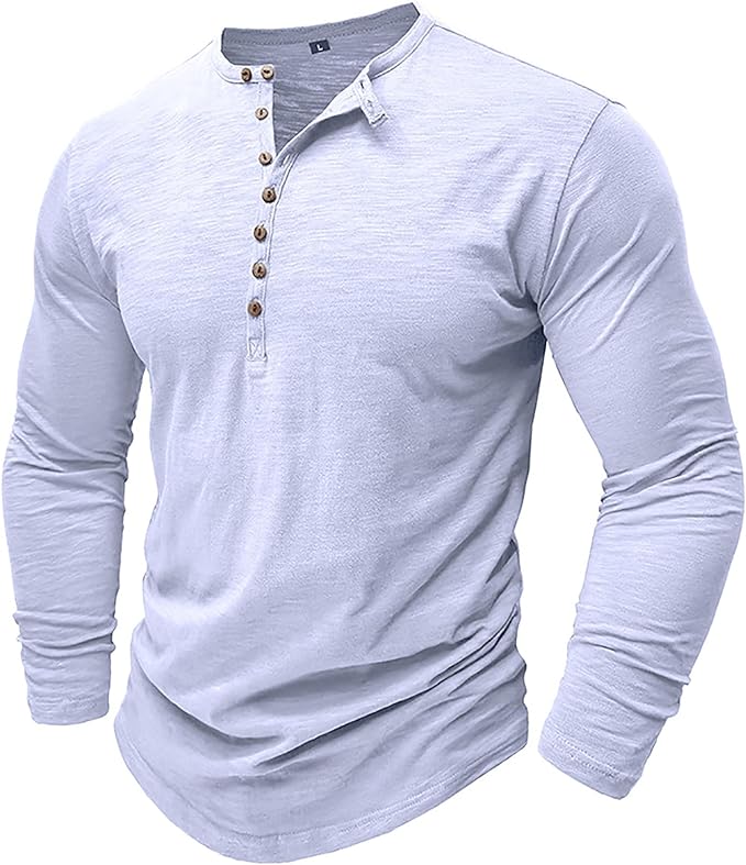 "Herren Casual Baumwolle Shirt, locker geschnitten, in Blau, Dunkelgrün, Schwarz, Weiß, atmungsaktiv, modisch."