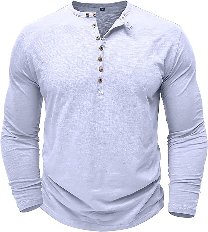 "Herren Casual Baumwolle Shirt, locker geschnitten, in Blau, Dunkelgrün, Schwarz, Weiß, atmungsaktiv, modisch."