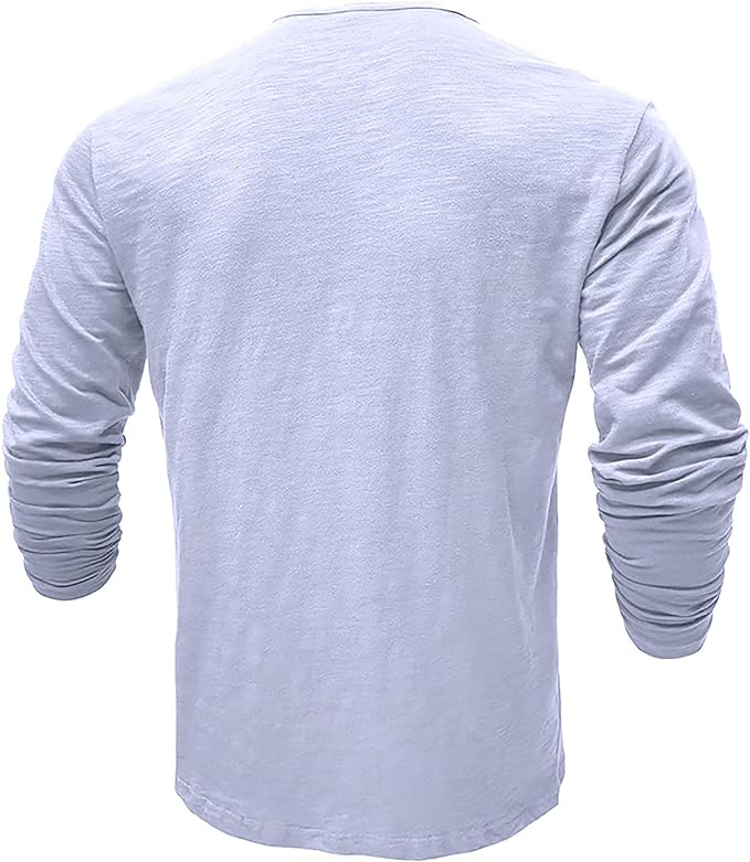 "Herren Casual Baumwolle Shirt, locker geschnitten, in Blau, Dunkelgrün, Schwarz, Weiß, atmungsaktiv, modisch."