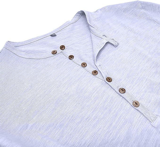 "Herren Casual Baumwolle Shirt, locker geschnitten, in Blau, Dunkelgrün, Schwarz, Weiß, atmungsaktiv, modisch."