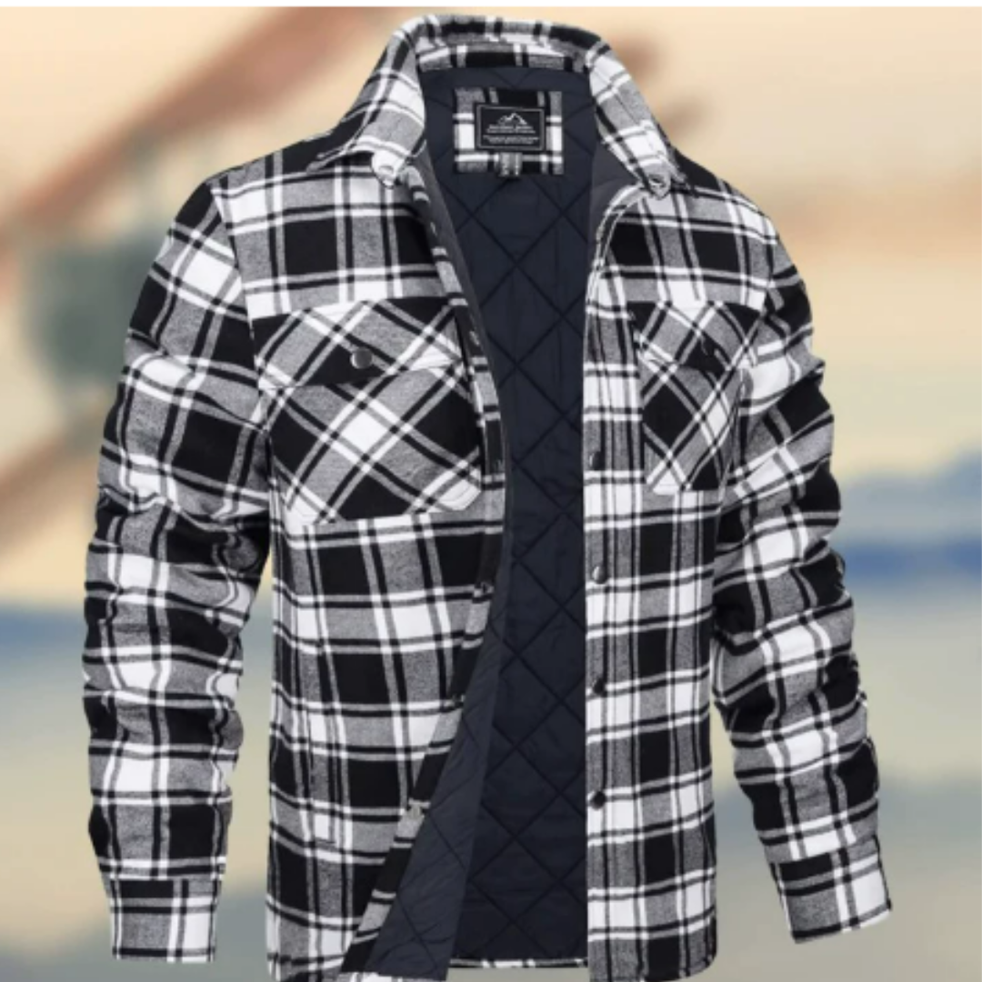 "Herren Flanellhemd, Button-Down, kariert, weich und gemütlich, perfekt für kühle Tage, stilvoller Freizeit-Look."
