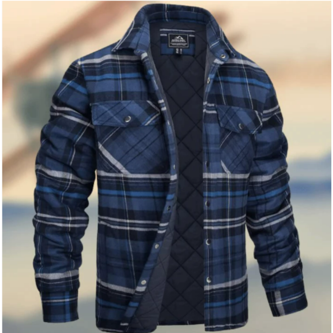 "Herren Flanellhemd, Button-Down, kariert, weich und gemütlich, perfekt für kühle Tage, stilvoller Freizeit-Look."