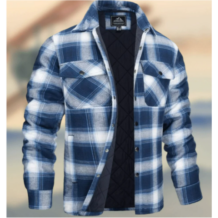 "Herren Flanellhemd, Button-Down, kariert, weich und gemütlich, perfekt für kühle Tage, stilvoller Freizeit-Look."