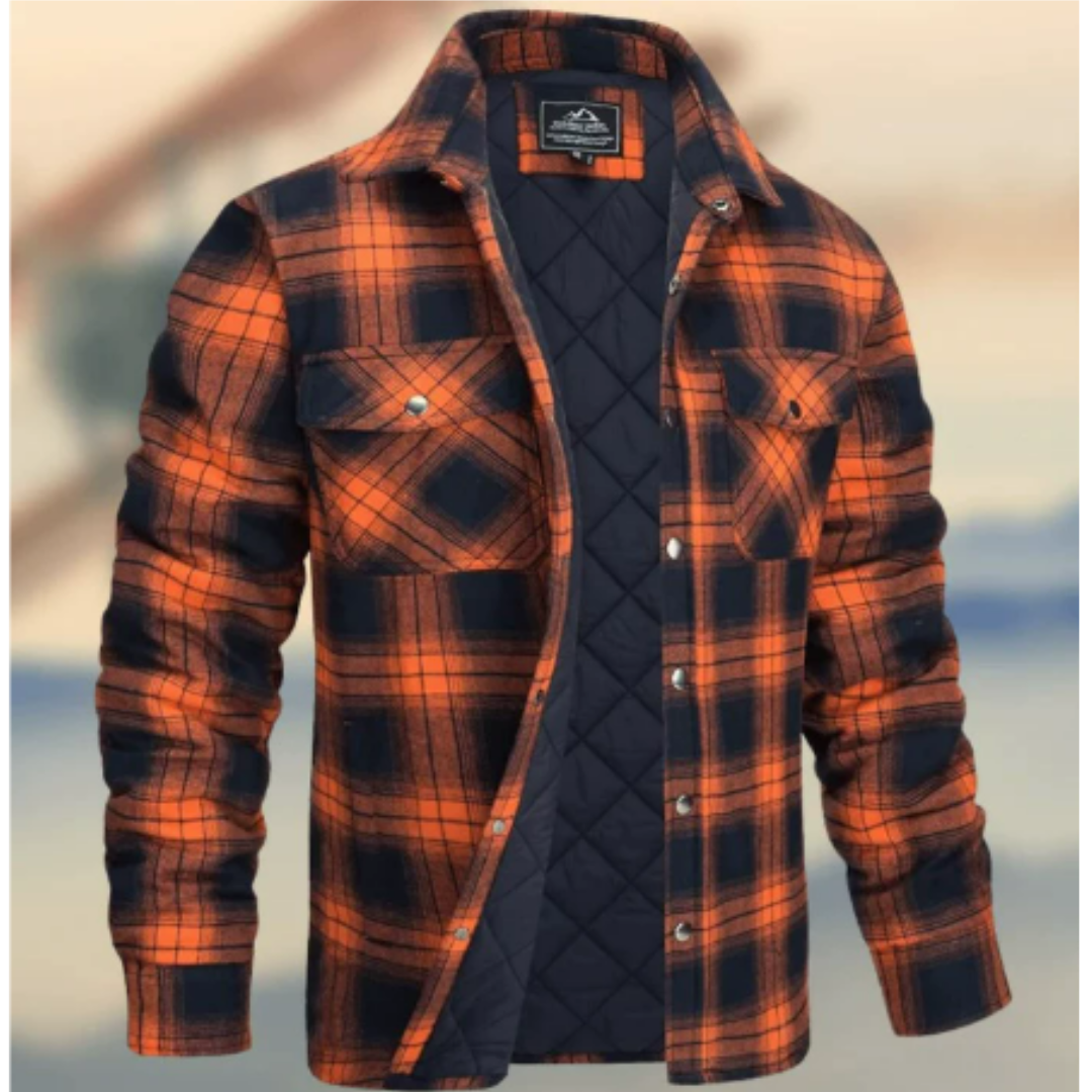 "Herren Flanellhemd, Button-Down, kariert, weich und gemütlich, perfekt für kühle Tage, stilvoller Freizeit-Look."