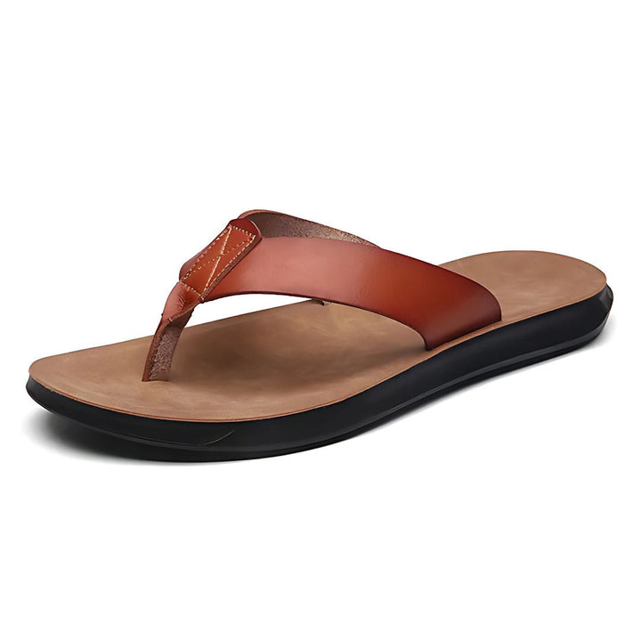 "Herren-Flip-Flops, bequem und stilvoll, perfekte Sandalen für den Sommer, aus robustem Material, leicht und atmungsaktiv."
