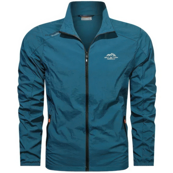 "Herren Herbst-Windjacke, winddicht, mit Reißverschluss, stylisch, leicht, ideal für Outdoor-Aktivitäten und täglichen Komfor