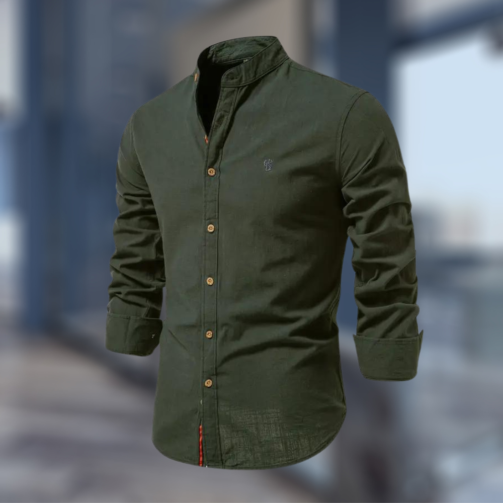 "Herren Langarm Poloshirt in klassischem Design, hochwertig und bequem, passt zu eleganten und lässigen Outfits, modische Far