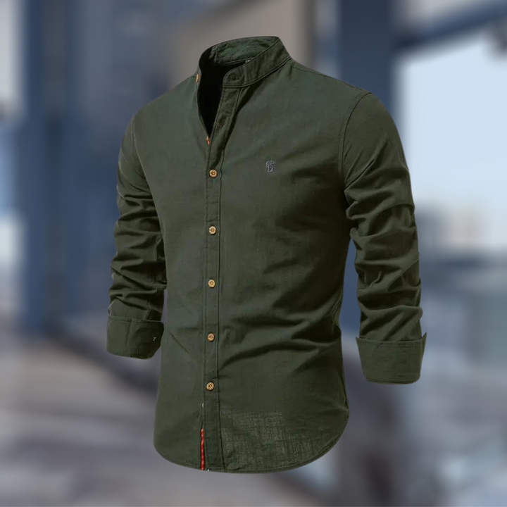 "Herren Langarm Poloshirt in klassischem Design, hochwertig und bequem, passt zu eleganten und lässigen Outfits, modische Far