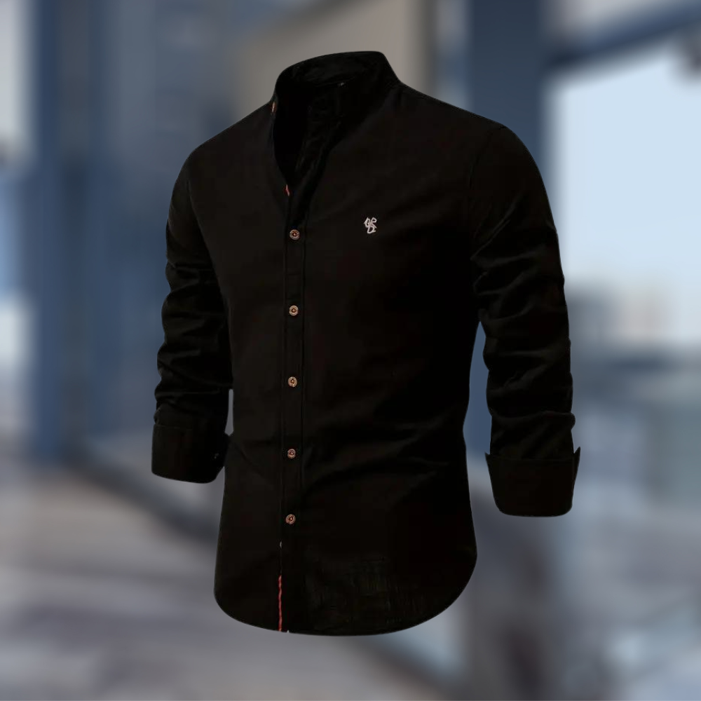 "Herren Langarm Poloshirt in klassischem Design, hochwertig und bequem, passt zu eleganten und lässigen Outfits, modische Far