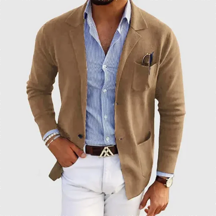 "Herren Lässiger Blazer, stilvoller Look, wärmender Komfort, lockerer Schnitt, vielseitig kombinierbar, elegantes Design"