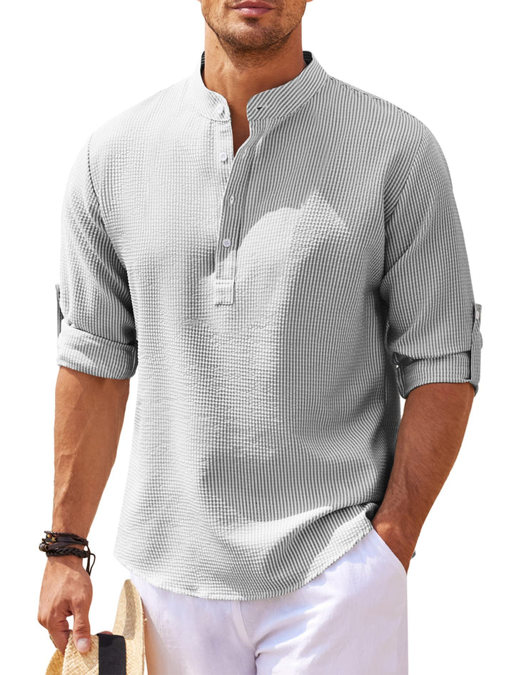 "Herren Longsleeve in elegantem Stil, perfekt für Alltag und Strand, in hochwertigem Material. Komfort und Vielseitigkeit ver