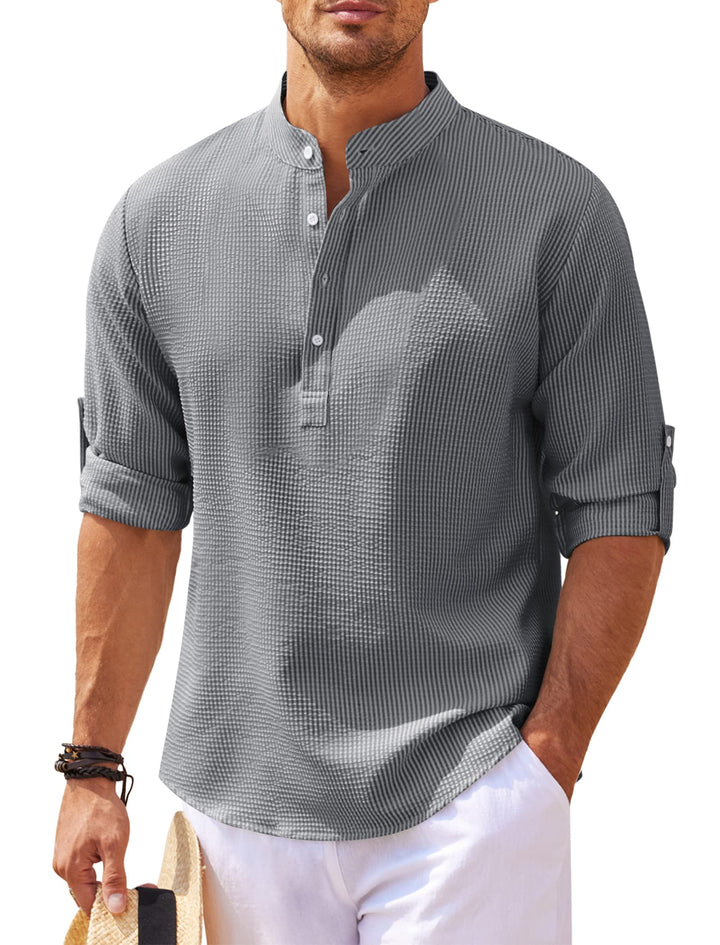 "Herren Longsleeve in elegantem Stil, perfekt für Alltag und Strand, in hochwertigem Material. Komfort und Vielseitigkeit ver
