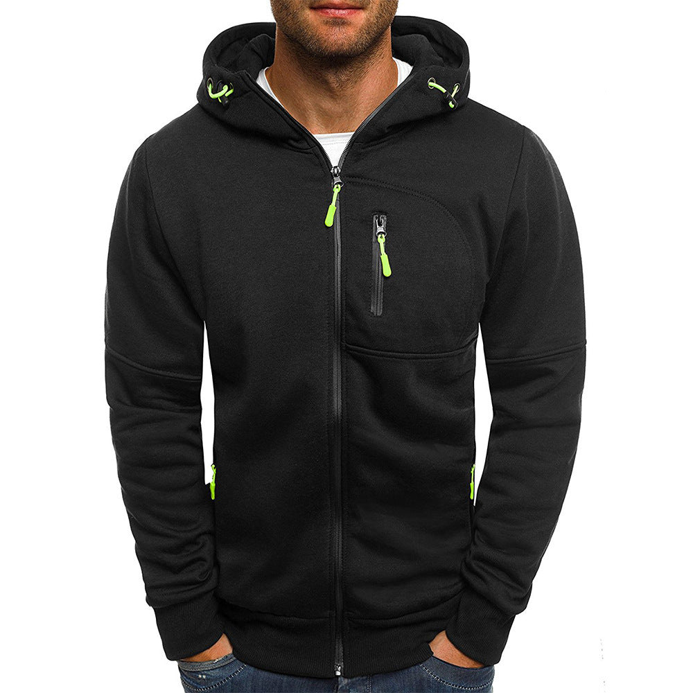 "Herren Outdoor Strickjacke, robustes Design, gestricktes Material, vielseitig und modern, ideal für kalte Tage und Outdoor"