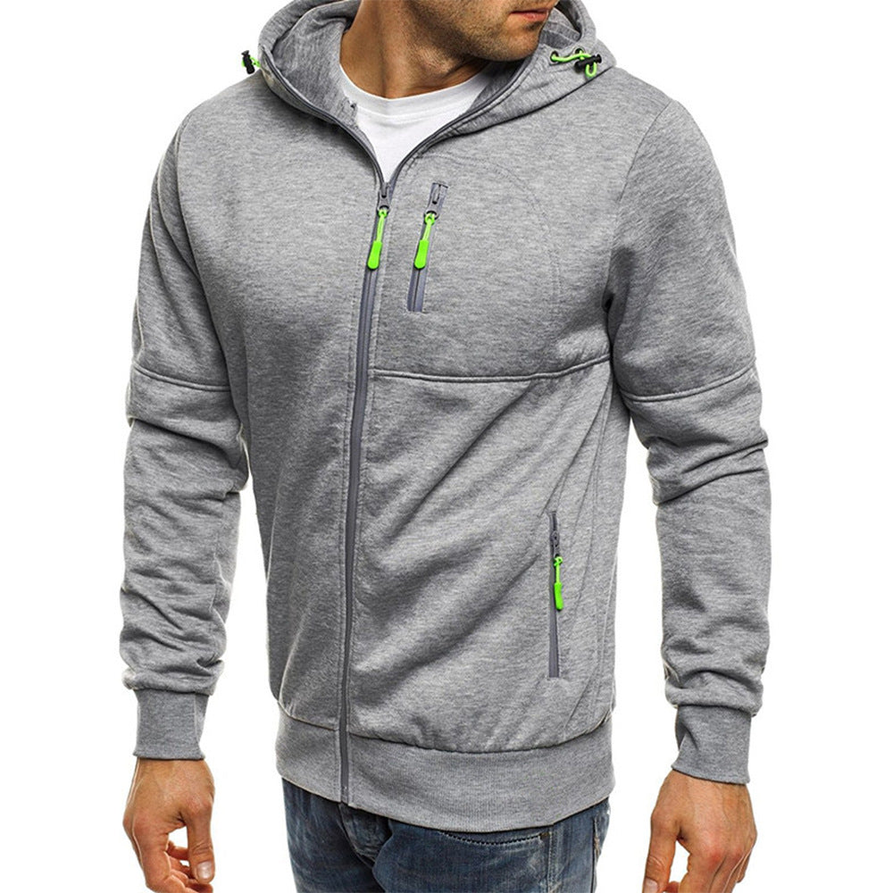 "Herren Outdoor Strickjacke, robustes Design, gestricktes Material, vielseitig und modern, ideal für kalte Tage und Outdoor"