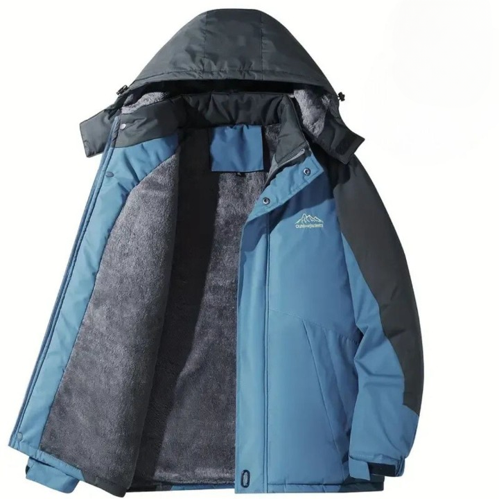 Herren-Outdoorsjacke mit Kapuze - Wasserdicht, Winddicht