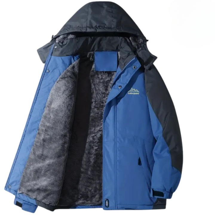 Herren-Outdoorsjacke mit Kapuze - Wasserdicht, Winddicht