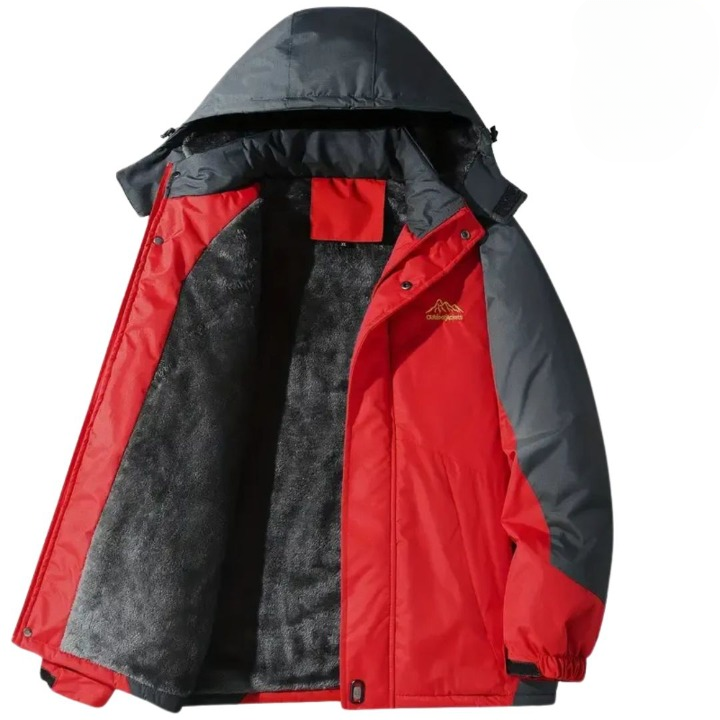 Herren-Outdoorsjacke mit Kapuze - Wasserdicht, Winddicht