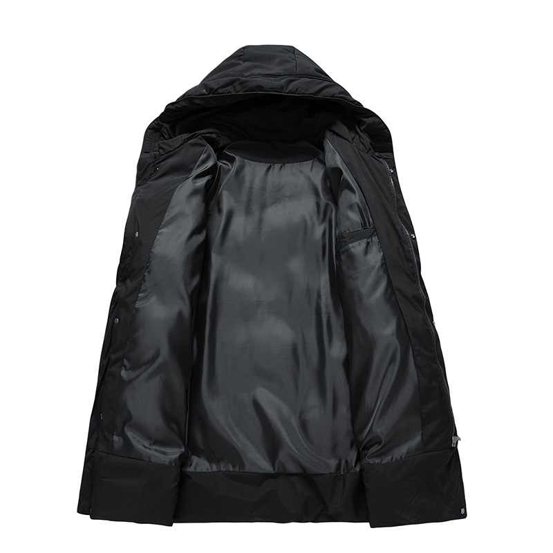 Herren Parka: langer, wasserdichter und wärmender Mantel, ideal für kalte Tage, stilvoll und vielseitig einsetzbar.