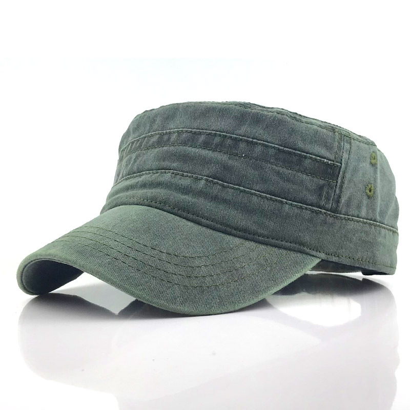 "Herren Retro Army Mütze in klassischem Design mit modernem Touch. Verstellbare Größe, langlebiges Material, ideal für Herren