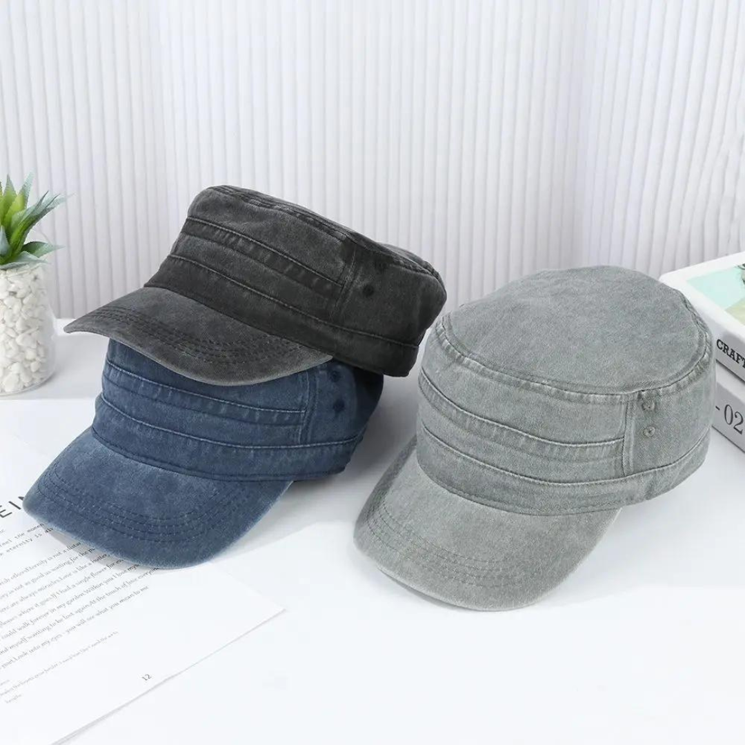 "Herren Retro Army Mütze in klassischem Design mit modernem Touch. Verstellbare Größe, langlebiges Material, ideal für Herren