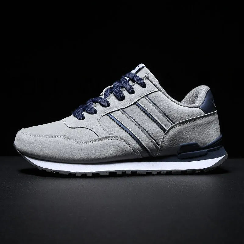 "Herren-Sneaker mit atmungsaktivem Design, Schnürverschluss und modischem Muster, ideal für Frühling und Herbst."