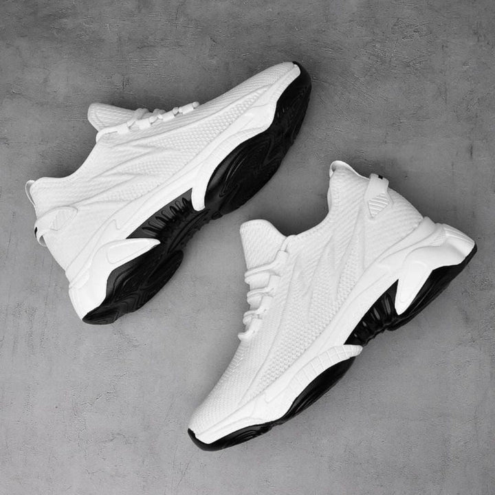 "Herren Sportschuhe, atmungsaktiv & leicht, mit Höhenerhöhung, moderne Optik, für Sport und Freizeit, Grau Variante."