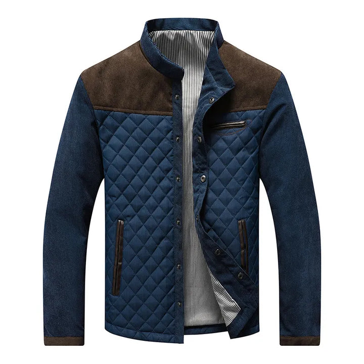 "Herren Steppjacke Braun, leicht, wasserdicht, vielseitig, elegantes Design, für jede Gelegenheit"