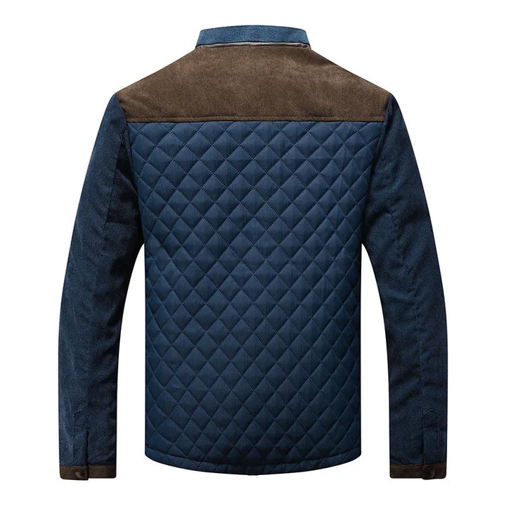 "Herren Steppjacke Braun, leicht, wasserdicht, vielseitig, elegantes Design, für jede Gelegenheit"