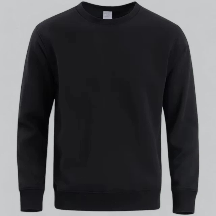 "Herren Sweatshirt Rundhals, langärmelig, komfortabel, vielseitig, ideal für Freizeit, zeigt Rundhalsausschnitt und klassisch