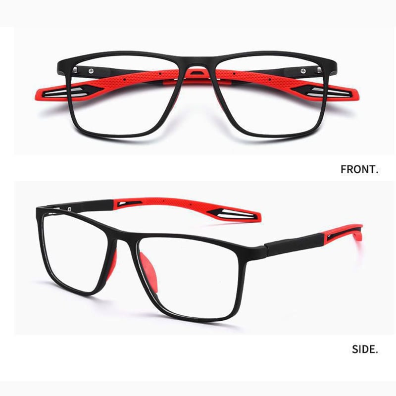 Herren Titanbrille, leichte, robuste Progressivgläser, Anti-Blau Licht Schutz, ideal für digitales Sehen, stilvoll.