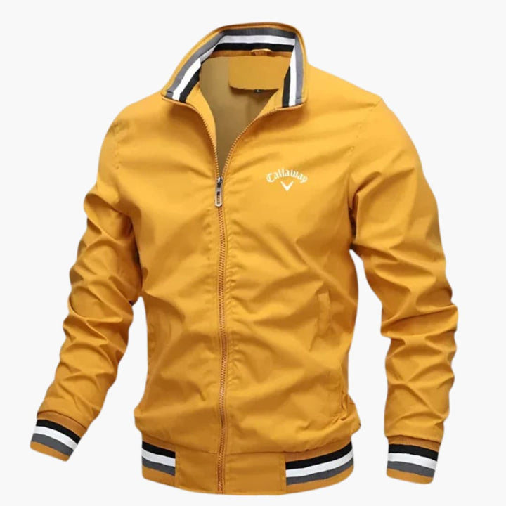 "Herren Übergangsjacke, wasserabweisend, grau, elegant, perfekte Wärmeisolierung, klassische Silhouette, komfortabler Schnitt