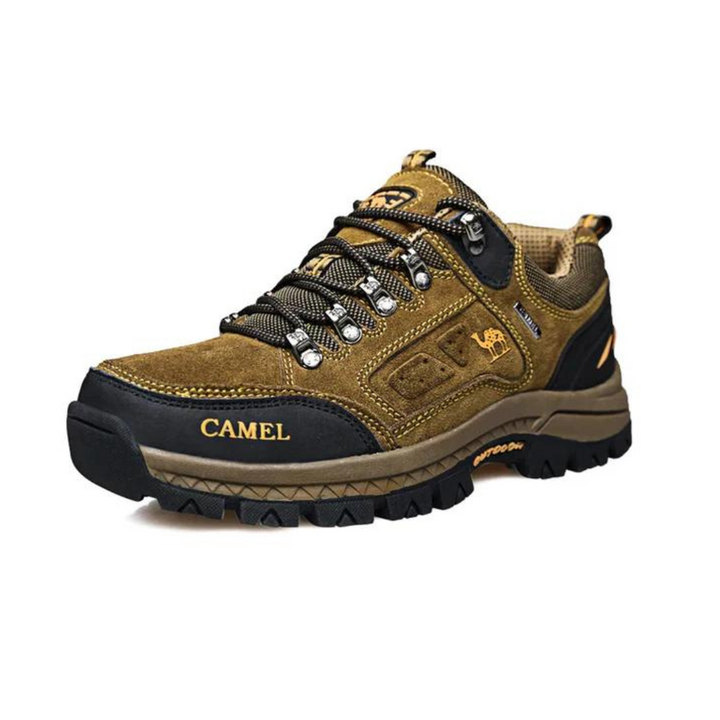 "Herren Wanderschuhe, wasserdicht, atmungsaktiv, braun, robustes Design, ideal für Outdoor-Abenteuer, rutschfeste Sohle"