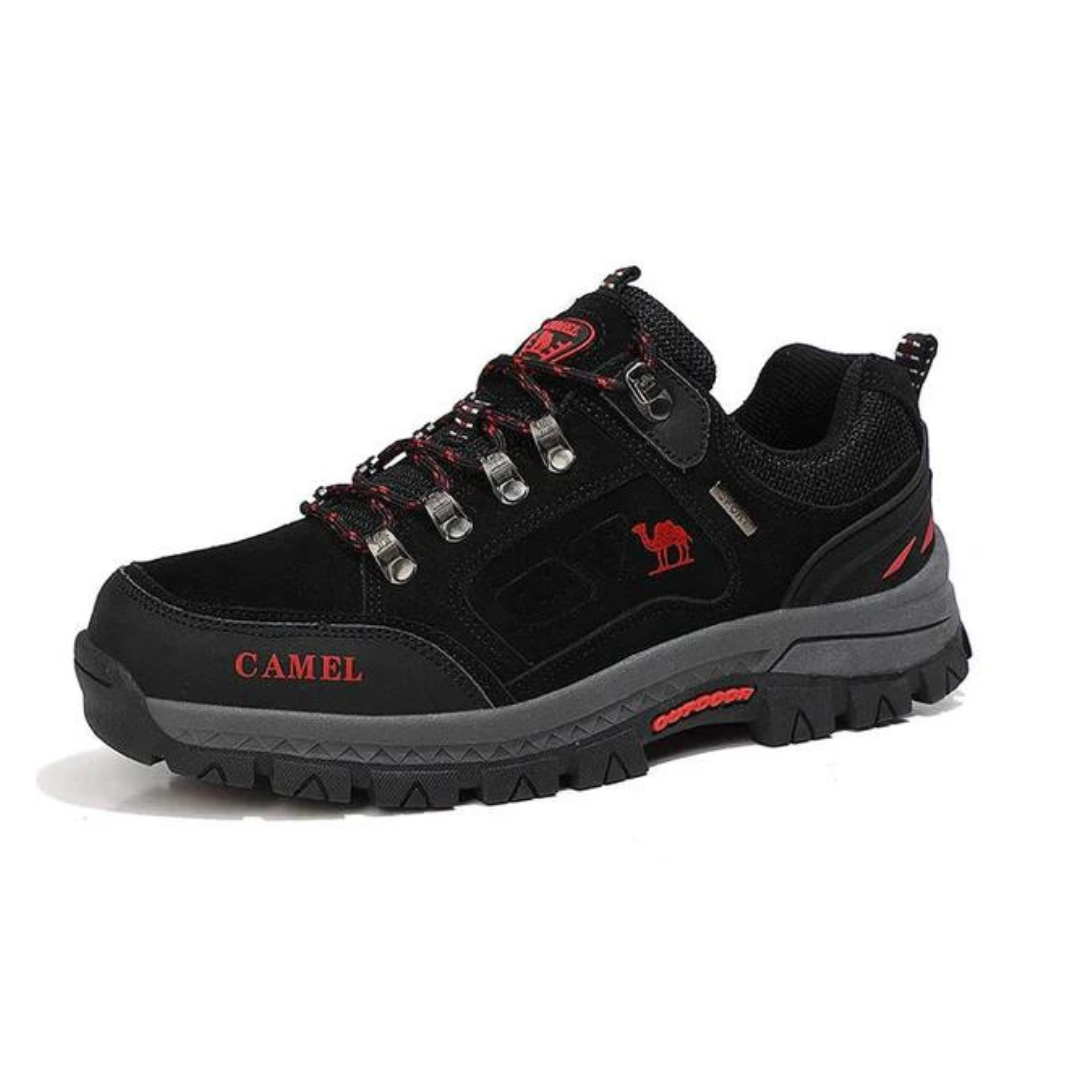 "Herren Wanderschuhe, wasserdicht, atmungsaktiv, braun, robustes Design, ideal für Outdoor-Abenteuer, rutschfeste Sohle"