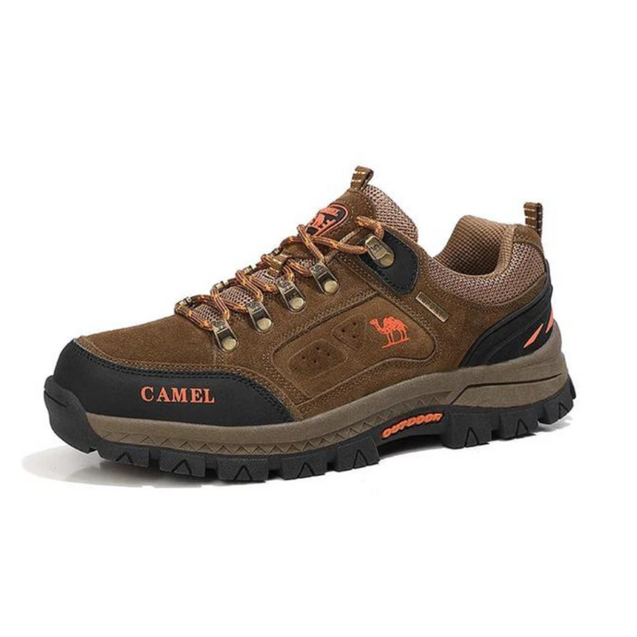 "Herren Wanderschuhe, wasserdicht, atmungsaktiv, braun, robustes Design, ideal für Outdoor-Abenteuer, rutschfeste Sohle"