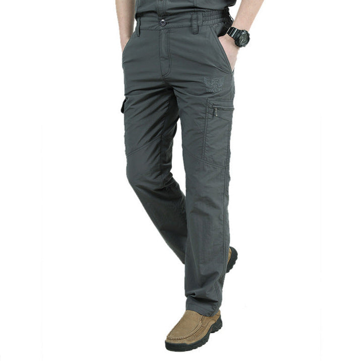 "Herrenhose mit mehreren Taschen, schlanker Schnitt, vielseitig und modisch, robustes Material, ideal für alltäglichen Komfor