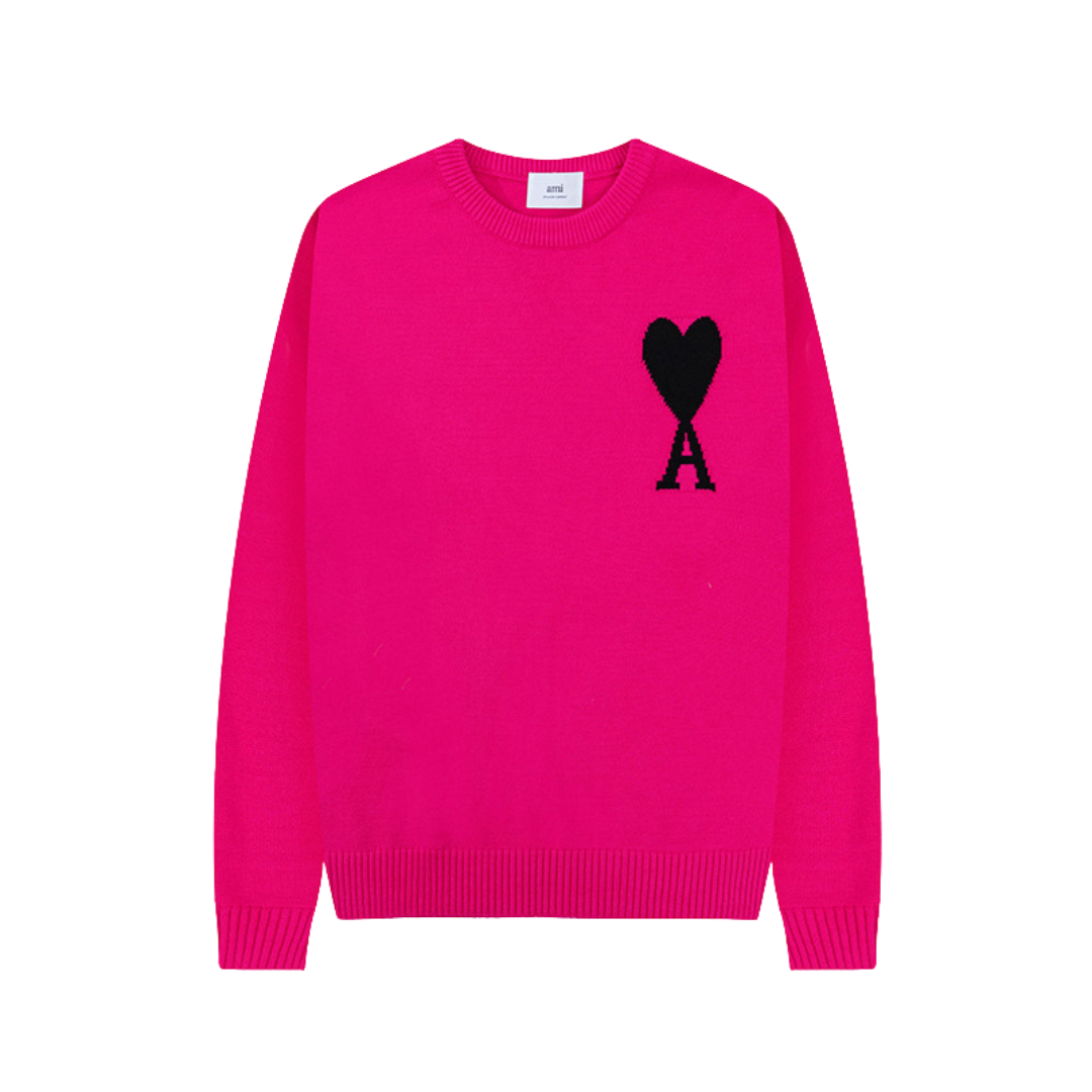 "Herz-Pullover für Damen, weich, weiß, mit Herzen, modisch und bequem, ideal für kalte Tage, vielseitig kombinierbar."