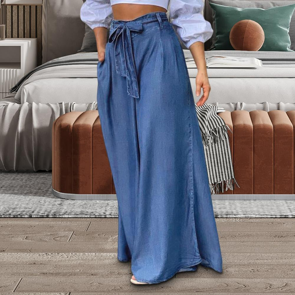 "Hose im eleganten, vielseitigen Denim-Stil für Unisex-Outfits, klassische Farbgebung, zeitloses Design"
