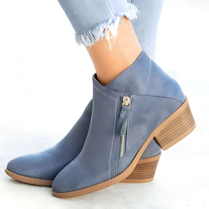 Stylische Velourslederstiefel für Damen