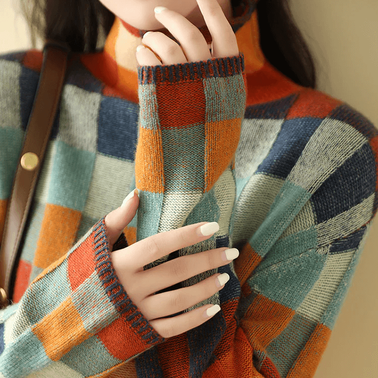 Weicher Kaschmir-Rollkragenpullover