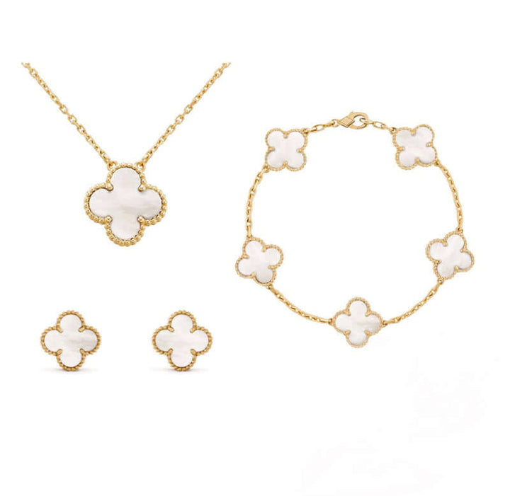 Luxuriöses Clover Schmuckset