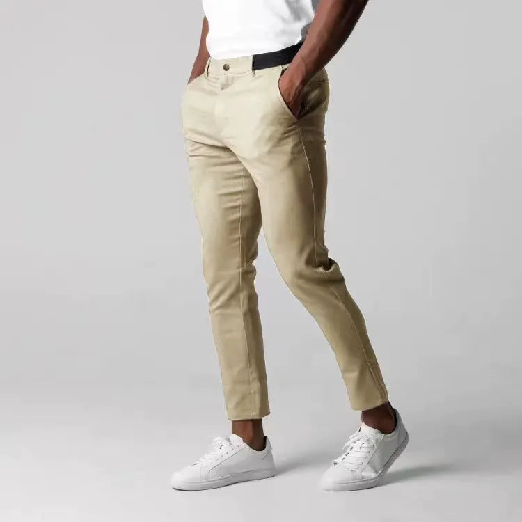 Herren-Chino-Hose - Stretch - Pflegeleicht | Baumwoll-Mix